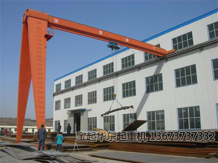 MHB型電動葫蘆半門式起重機